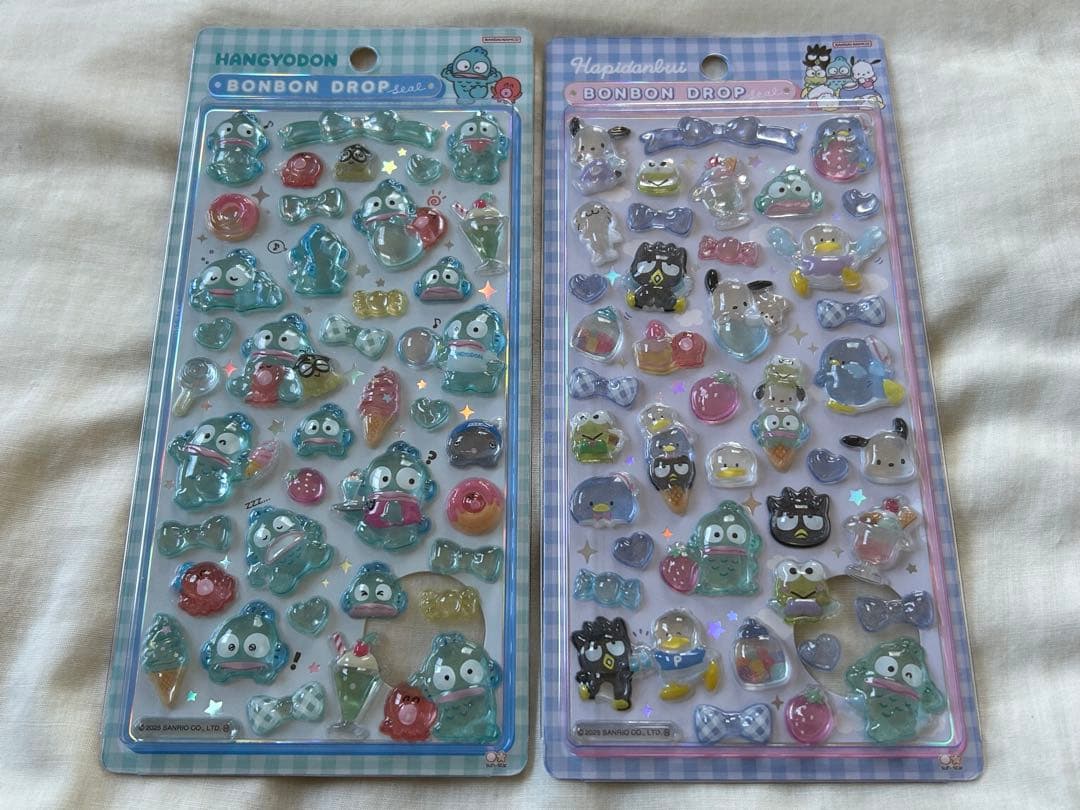 正規品 ボンボンドロップシール サンリオ 第二弾 8種
