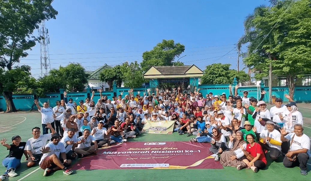 Munas Pertama IKA Pawitikra SMPN 5 Yogya, Dimeriahkan Jalan Bahagia Bareng Kanca